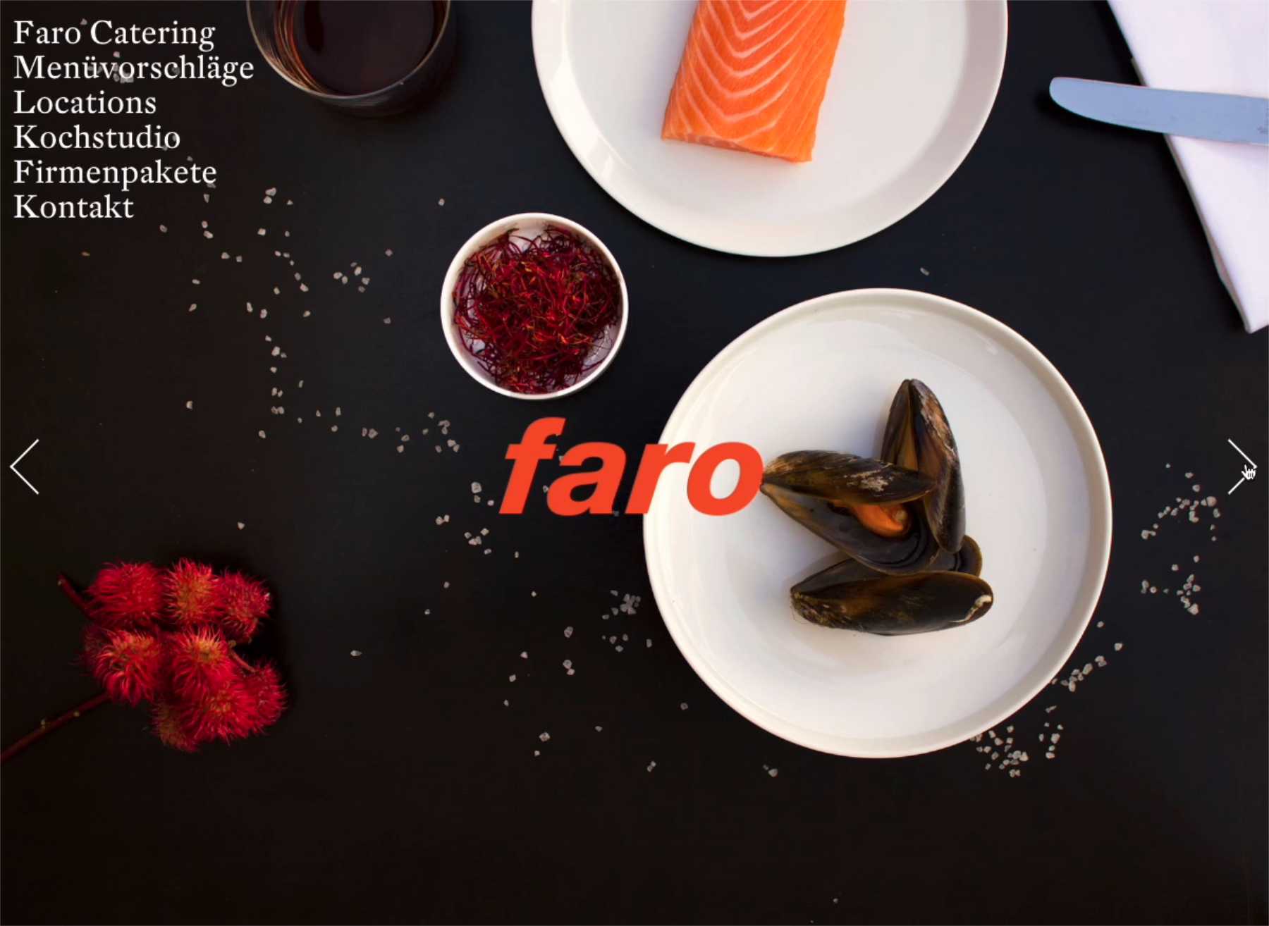 faro catering website